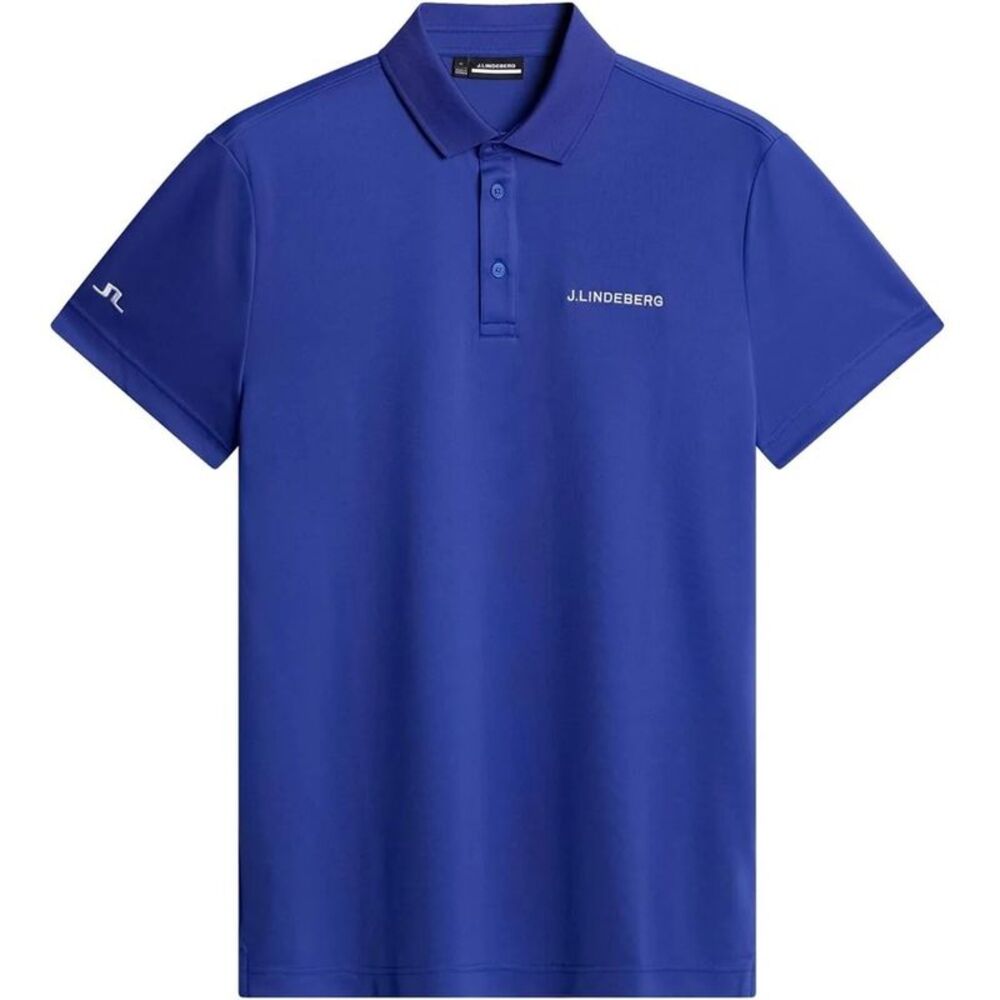J.Lindeberg Mens Bridge Bridge Regular Polo Shirt / Clematis Blue